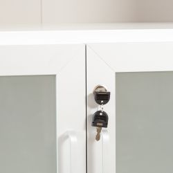 Kit Store 195 x 90 x 45 Estructura Roble/Puertas Cristal