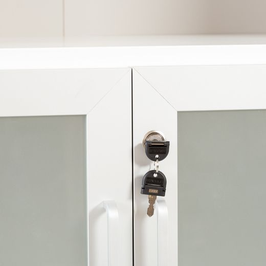 Kit Store 195 x 90 x 45 Estructura Roble/Puertas Cristal