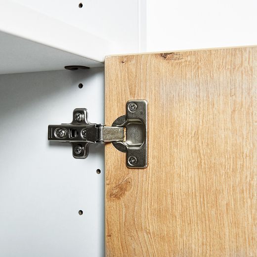 Kit Store 195 x 90 x 45 Estructura Roble/Puertas Totales Blanco