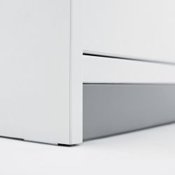 Kit Store 195X90X45 Estructura Aluminio/Frontales Gris