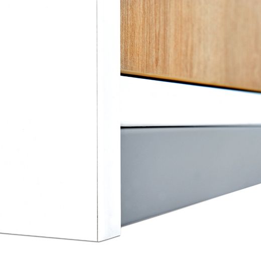 Kit Store 195X90X45 Estructura Aluminio/Frontales Haya