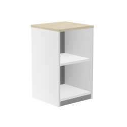 Kit Store 78 x 45 x 45 Estructura Blanca/Tapa Haya