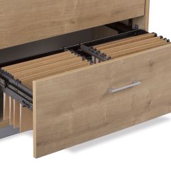 Kit Store 78 x 90 x 45 Estructura Aluminio/Puertas Roble Sin Tapa