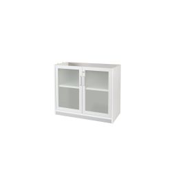 Kit Store 78 x 90 x 45 Estructura Blanca/Puertas Cristal Sin Tapa