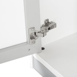 Kit Store 78 x 90 x 45 Estructura Blanca/Puertas Cristal Sin Tapa