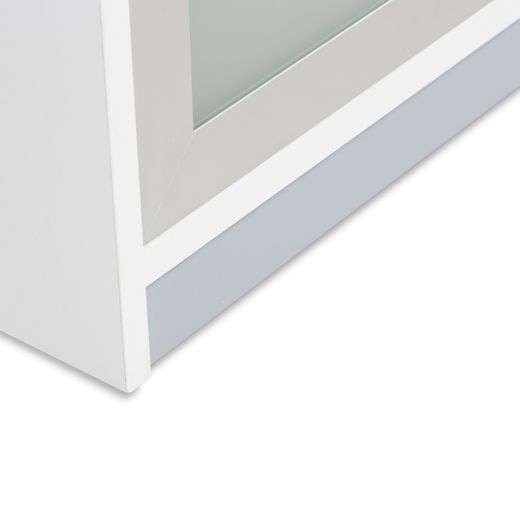 Kit Store 78 x 90 x 45 Estructura Blanca/Puertas Cristal Sin Tapa
