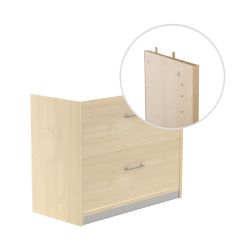 Kit Store 78 x 90 x 45 Estructura Haya/Frontales Haya Sin Tapa