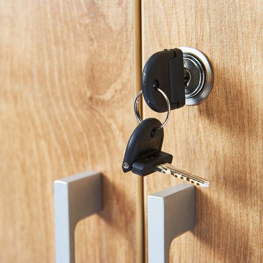 Kit Store 78 x 90 x 45 Estructura Roble/Frontales Gris Sin Tapa