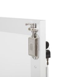 Kit Store 84 x 90 x 45 Estructura Aluminio/Puertas Cristal Sin Tapa