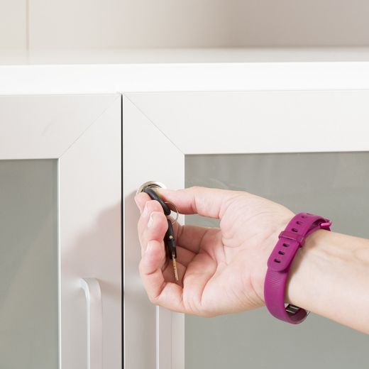 Kit Store 84 x 90 x 45 Estructura Aluminio/Puertas Cristal Sin Tapa