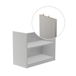 Kit Store 84 x 90 x 450 Aluminio/Aluminio Sin Tapa