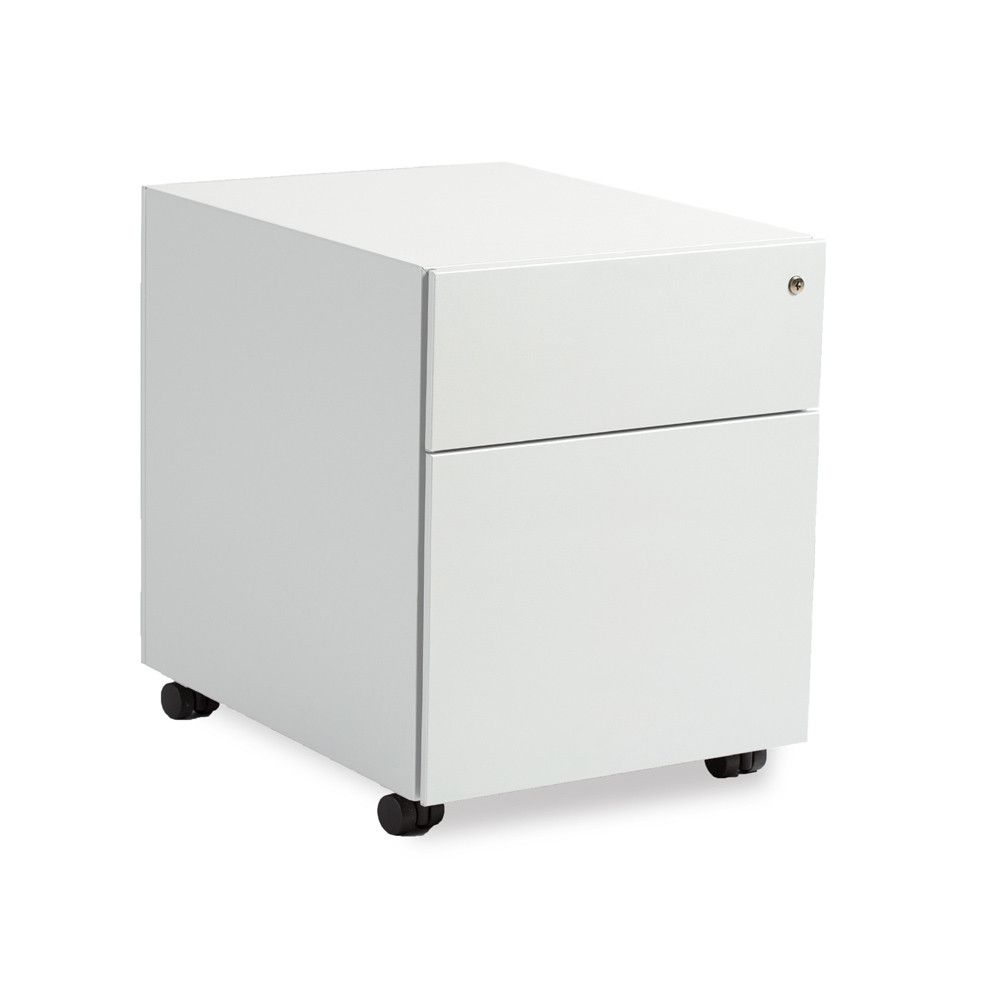 Kit Store Buc Metalico 1 Cajon+Archivo Blanco Ral 9003