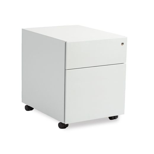 Kit Store Buc Metalico 1 Cajon+Archivo Blanco Ral 9003