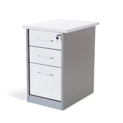 Kit Store Buck 2 Cajones + Carpetero Aluminio / Blanco