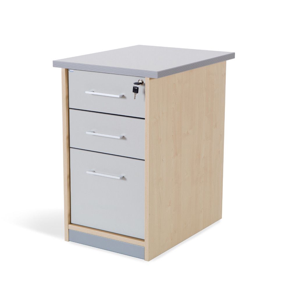 Kit Store Buck 2 Cajones + Carpetero Haya / Gris