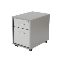 Kit Store Buck Movil 1 Cajon + Carpetero Aluminio / Gris