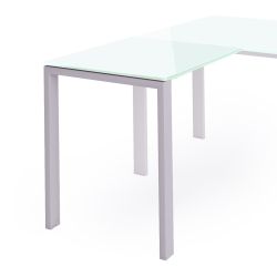 Kit Total Ala 100 x 60 Aluminio/ Cristal Blanco