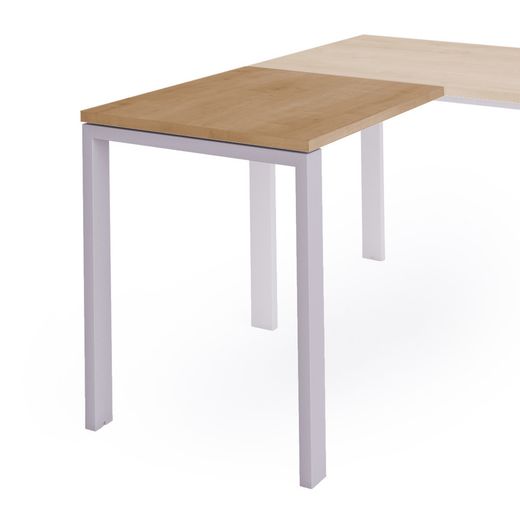 Kit Total Ala 100 x 60 Aluminio/ Cristal Blanco