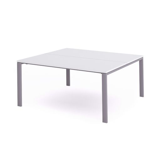 Kit Total Mesa 160 x 163 Aluminio / Blanco