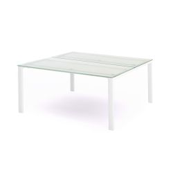 Kit Total Mesa 160 x 163 Blanco / Cristal