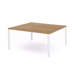 Kit Total Mesa 160 x 163 Blanco/ Roble