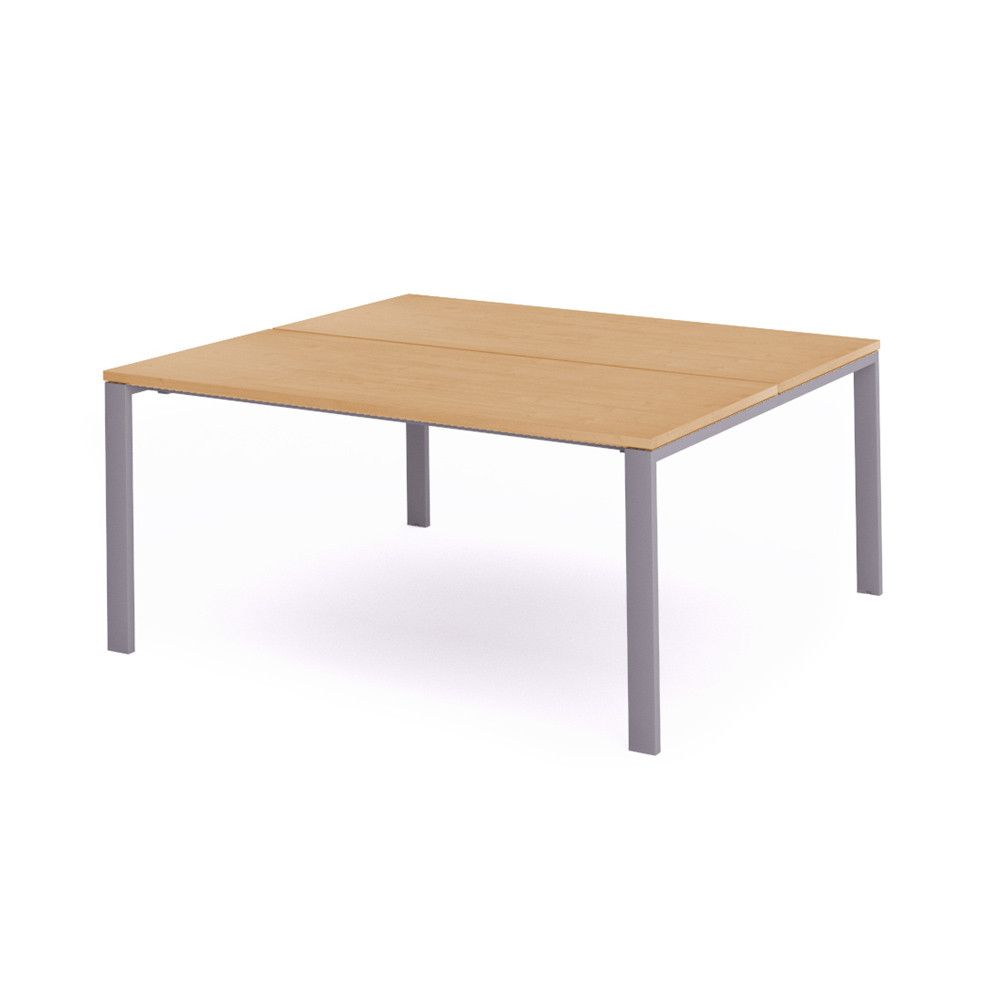 Kit Total Mesa 180 x 163 Aluminio / Haya