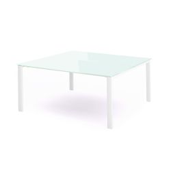 Kit Total Mesa 180 x 163 Blanco / Cristal Blanco