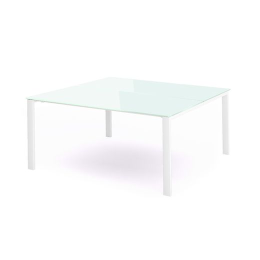 Kit Total Mesa 180 x 163 Blanco / Cristal Blanco