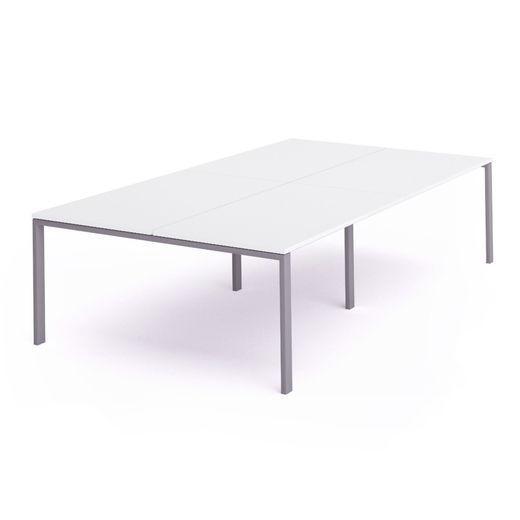 Kit Total Mesa 320 x 163 Aluminio / Blanco