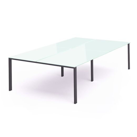 Kit Total Mesa 320 x 163 Antracita / Cristal Blanco