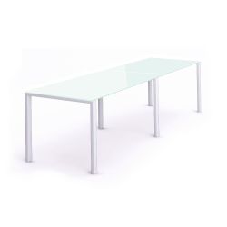 Kit Total Mesa 320 x 80 Blanco / Cristal Blanco