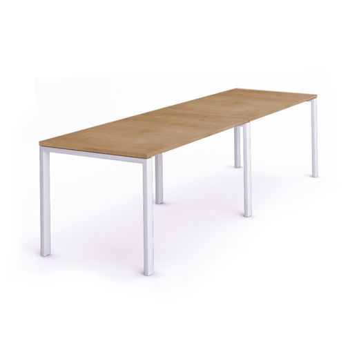 Kit Total Mesa 320 x 80 Blanco/ Roble