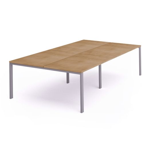 Kit Total Mesa 360 x 163 Aluminio/ Roble
