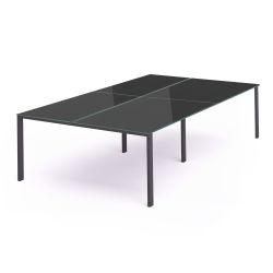 Kit Total Mesa 360 x 163 Antracita / Cristal Negro