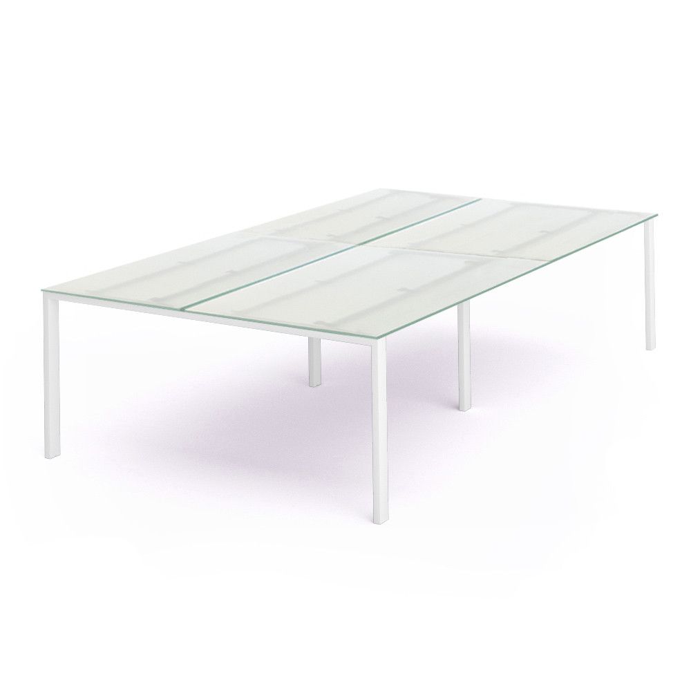 Kit Total Mesa 360 x 163 Blanco / Cristal