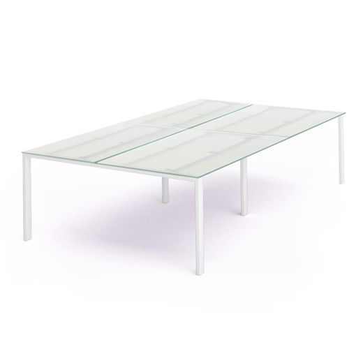 Kit Total Mesa 360 x 163 Blanco / Cristal