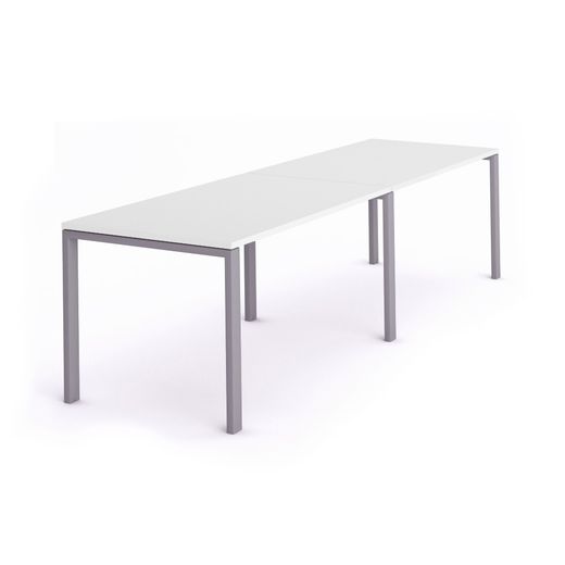 Kit Total Mesa 360 x 80 Aluminio / Blanco