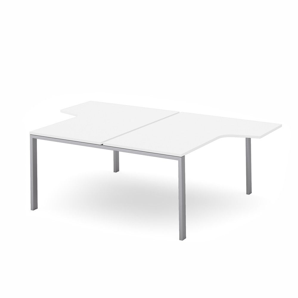 Kit Total Mesa L 180 x 163 x 240 Aluminio / Blanco