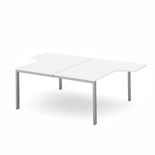 Kit Total Mesa L 180 x 163 x 240 Aluminio / Blanco