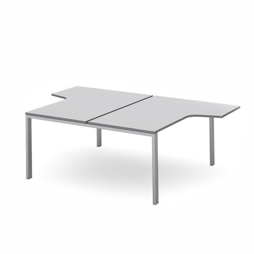 Kit Total Mesa L 180 x 163 x 240 Aluminio / Gris