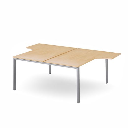 Kit Total Mesa L 180 x 163 x 240 Aluminio / Haya