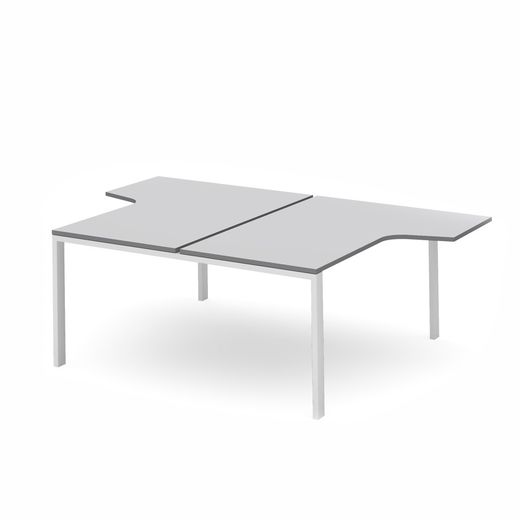 Kit Total Mesa L 180 x 163 x 240 Blanco / Gris