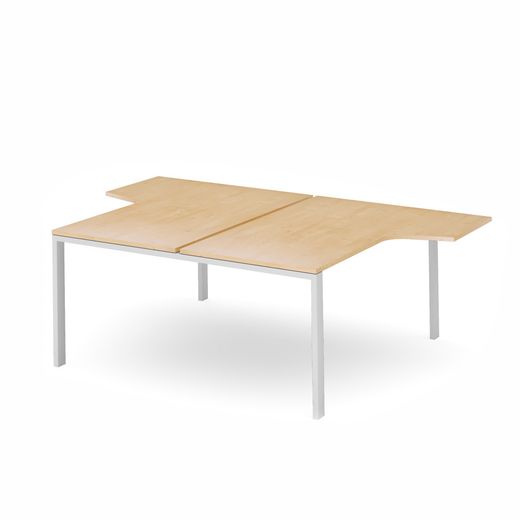 Kit Total Mesa L 180 x 163 x 240 Blanco / Haya