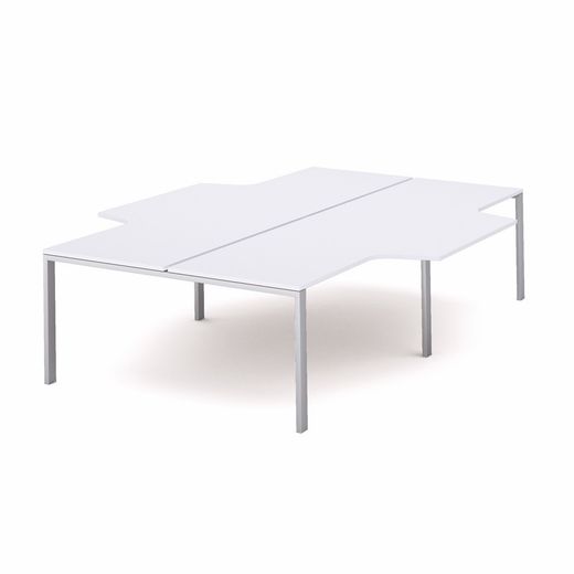 Kit Total Mesa L 360 x 163 x 240 Aluminio / Blanco