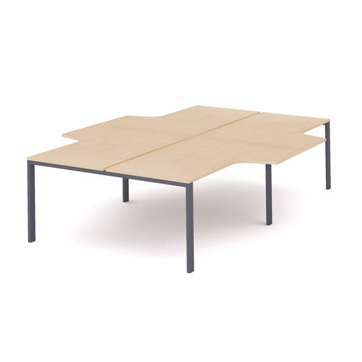 Kit Total Mesa L 360 x 163 x 240 Antracita / Haya