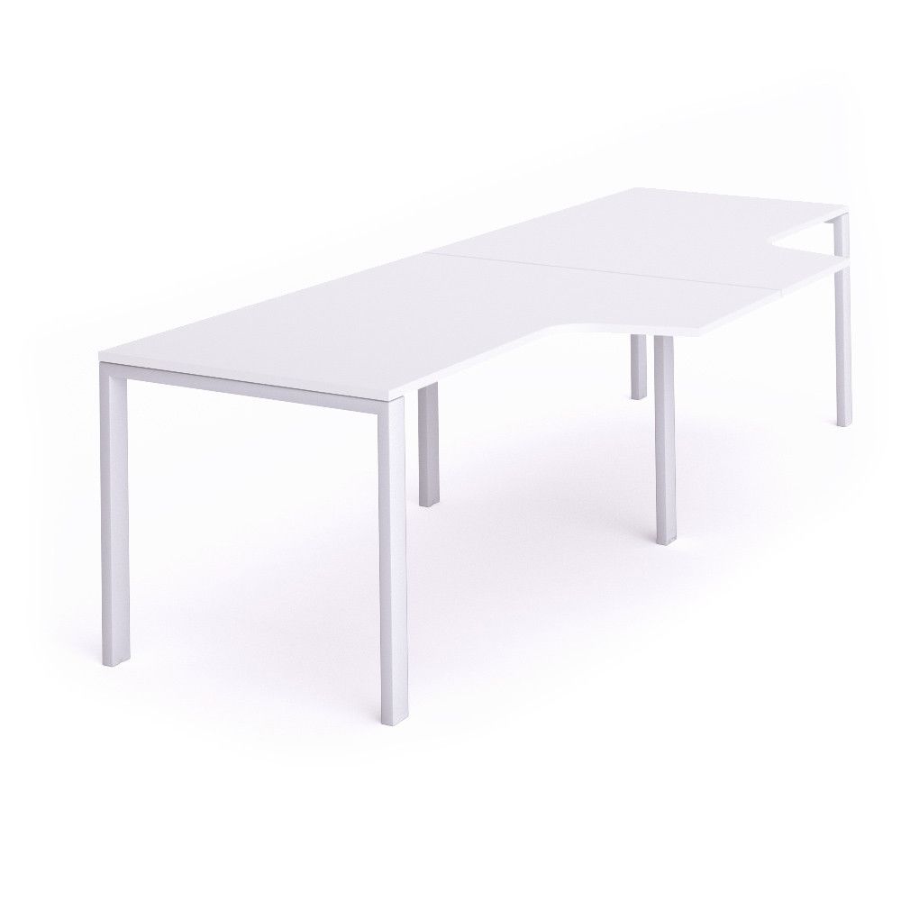 Kit Total Mesa L Doble 320 x 120 x 80  Blanco / Blanco