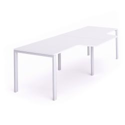 Kit Total Mesa L Doble 320 x 120 x 80  Blanco / Blanco