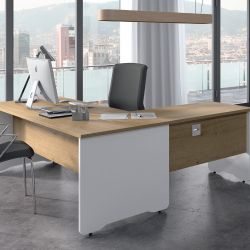 Kit Work Ala 100 x 60 Roble / Blanco