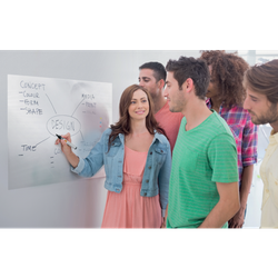 Láminas pizarra NOBO INSTANT 600x800 mm cuadrícula (rollo 25 unidades), cuadriculada