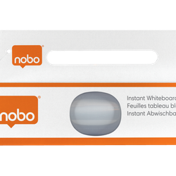 Láminas pizarra NOBO INSTANT 600x800 mm transparente (rollo 25 unidades), transparente